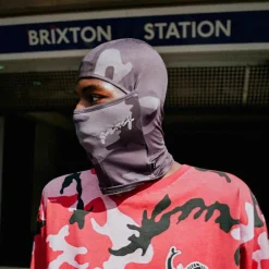 Grimey Balaclava Tusker Temple All Over Print - Black | Fw23 Hot