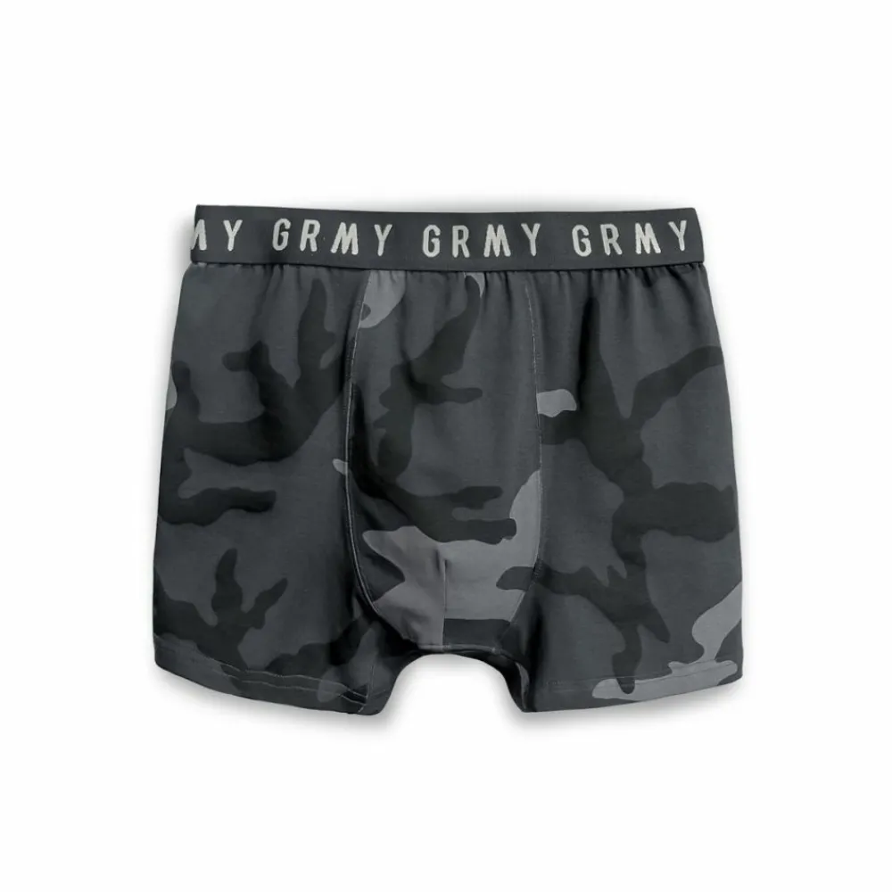 Grimey Boxers Tusker Temple All Over Print - Black | Fw23 Cheap