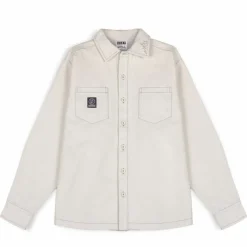 Grimey Camisa "Snow Fox" Canvas - Cream | Winter 22 Sale