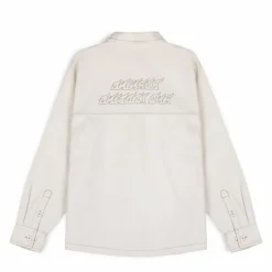 Grimey Camisa "Snow Fox" Canvas - Cream | Winter 22 Sale