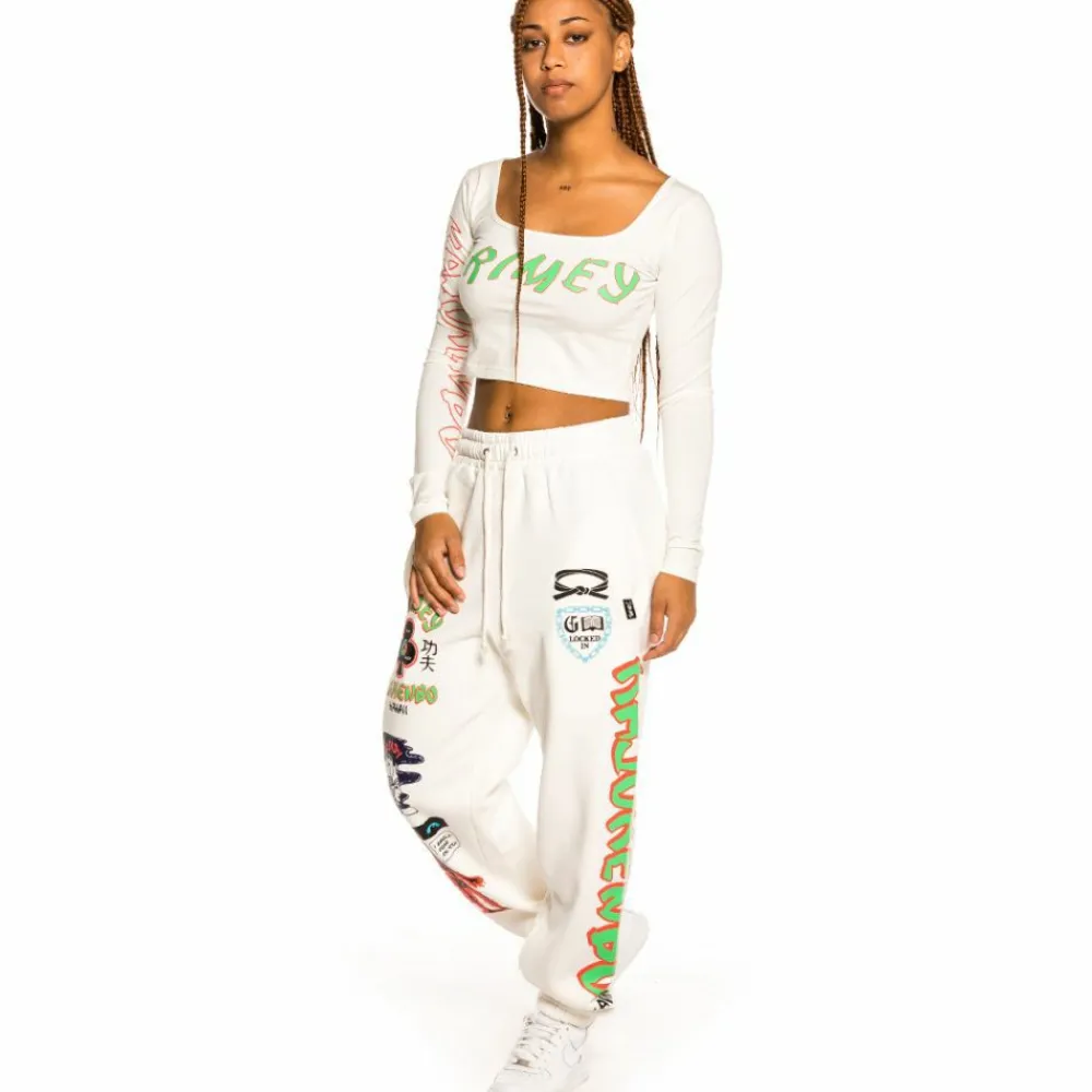 Grimey Camiseta Corta De Chica "Destroy All Fear" Ls - White | Fall 21 Shop