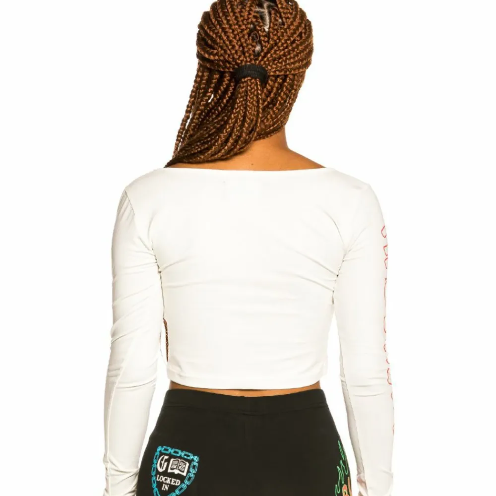 Grimey Camiseta Corta De Chica "Destroy All Fear" Ls - White | Fall 21 Shop