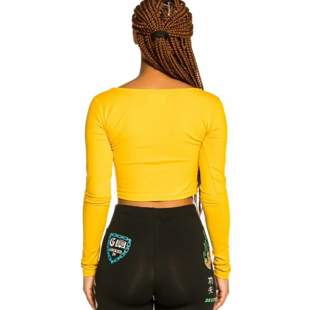 Grimey Camiseta Corta De Chica "Destroy All Fear" Ls - Yellow | Fall 21 New