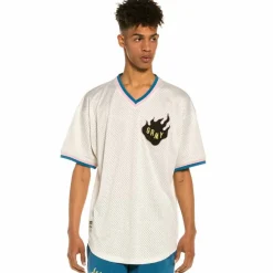 Grimey Camiseta De Mesh Trespass - White| Summer 22 Shop