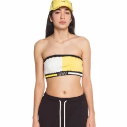 Grimey Camiseta Chica Mangusta V8 Top Ss18 Yellow Hot