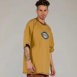Grimey Camiseta Fire Route Oversized - Brown | Spring 23 Sale