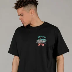 Grimey Camiseta The Bali-Hai Regular - Black | Spring 23 Outlet