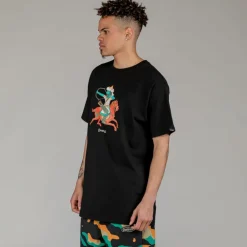 Grimey Camiseta The Clout Regular - Black | Spring 23 Cheap