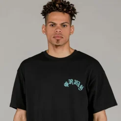 Grimey Camiseta The Light Me Up (Fire Route) - Black | Spring 23 Discount