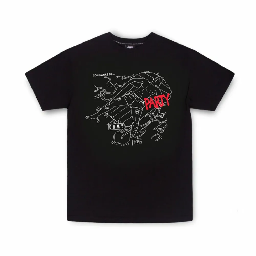 Grimey Camiseta X Kru2 Black + Poster De Regalo (Edicion Limitada) Store