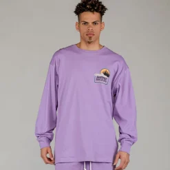 Grimey Camiseta Manga Larga Ufollow - Lilac | Spring 23 Best Sale