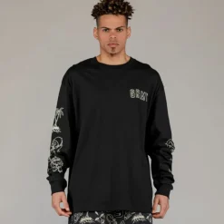 Grimey Camiseta Manga Larga The Toughest - Black | Spring 23 Discount