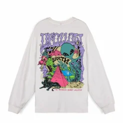 Grimey Camiseta Manga Larga Ufollow - White | Spring 23 Best Sale