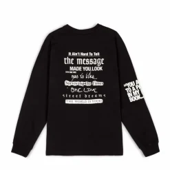 Grimey Camiseta Manga Larga "Iam" - Black | Fall 22 Store