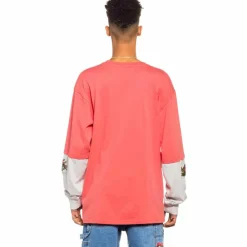 Grimey Camiseta Manga Larga Nine Winds Ls - Coral| Spring 22 Cheap