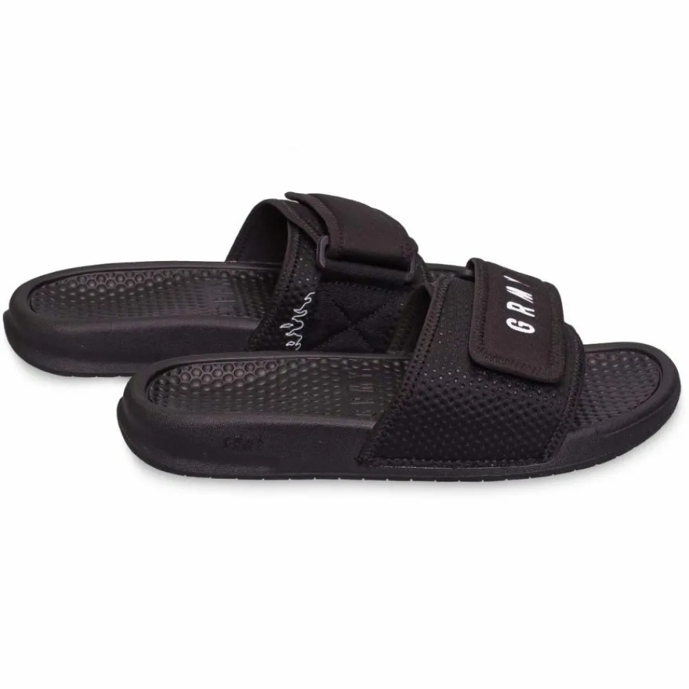Grimey Chanclas "Trespass" - Black | Summer 22 Outlet