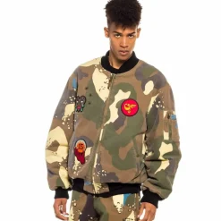 Grimey Chaqueta Bomber Glorified - Camo | Spring 22 Best
