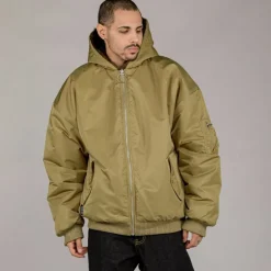 Grimey Chaqueta Bomber Lost Boys Reversible Fur - Brown | Winter 22 Sale