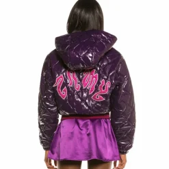 Grimey Chaqueta Chica Yoga Fire Bomber Fw20 Purple Sale
