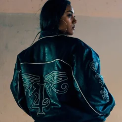 Grimey Chaqueta Fire Route Pu Leather - Black | Spring 23 Outlet