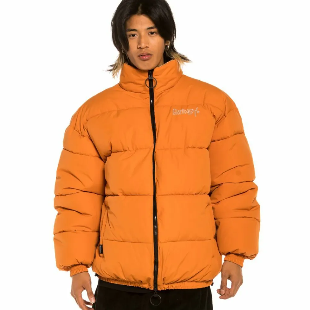 Grimey Chaqueta Puffy Reversible "Gem Cutting" - Brick | Fall 21 Best