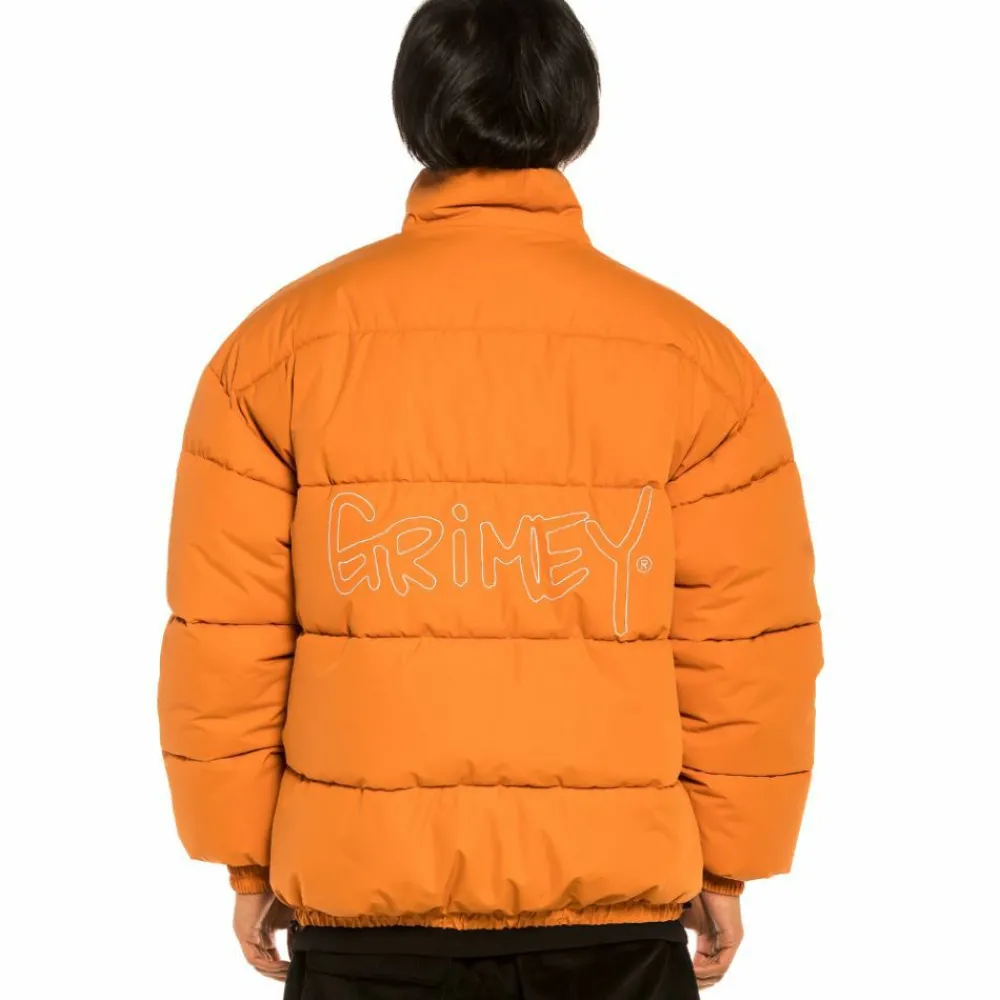 Grimey Chaqueta Puffy Reversible "Gem Cutting" - Brick | Fall 21 Best