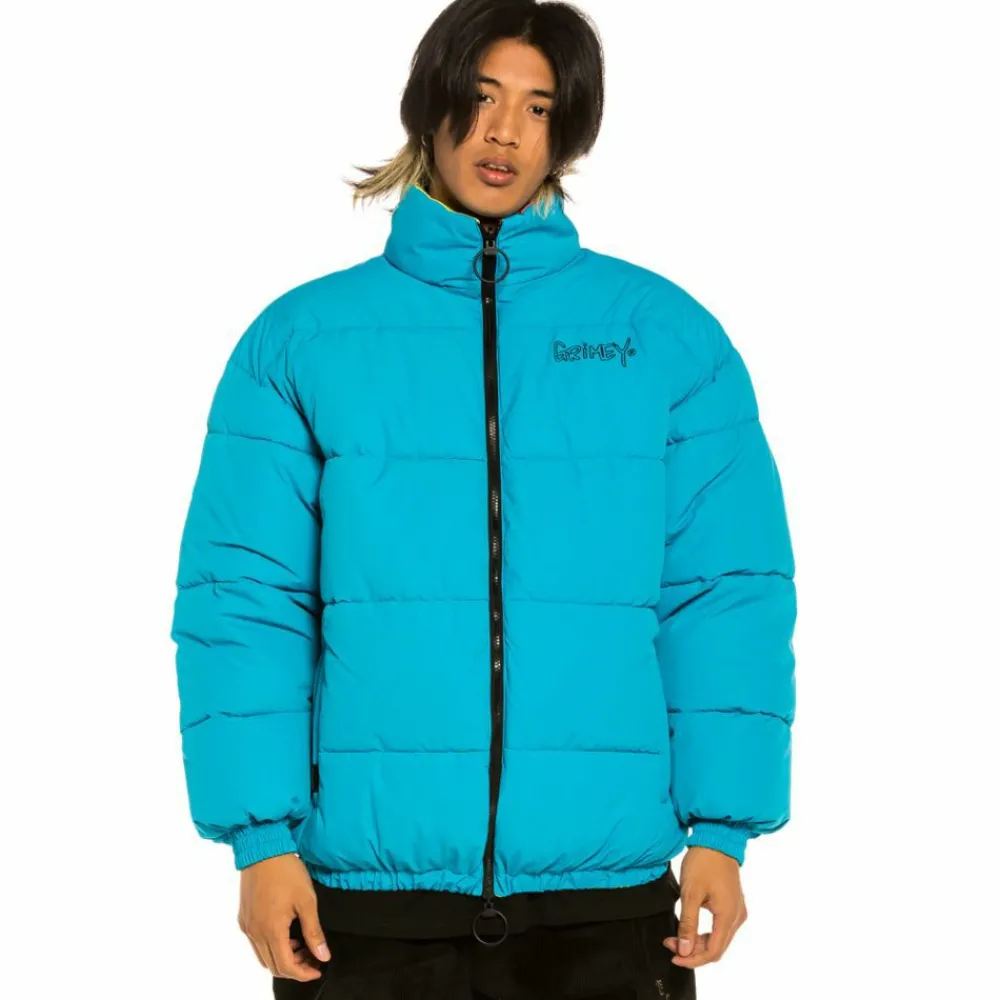 Grimey Chaqueta Puffy Reversible "Gem Cutting" - Blue | Fall 21 Online