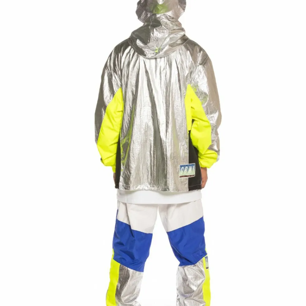 Grimey Chubasquero Planete Noire Fw19 Silver Best Sale