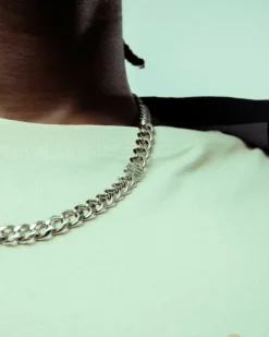 Grimey Colgante Back At You Cuban Link - Silver | Fw23 Cheap