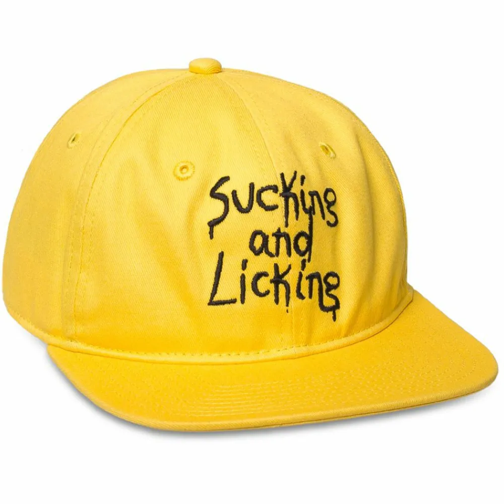 Grimey Gorra Sucking And Licking Unstructured Cap Ss19 Yellow Clearance