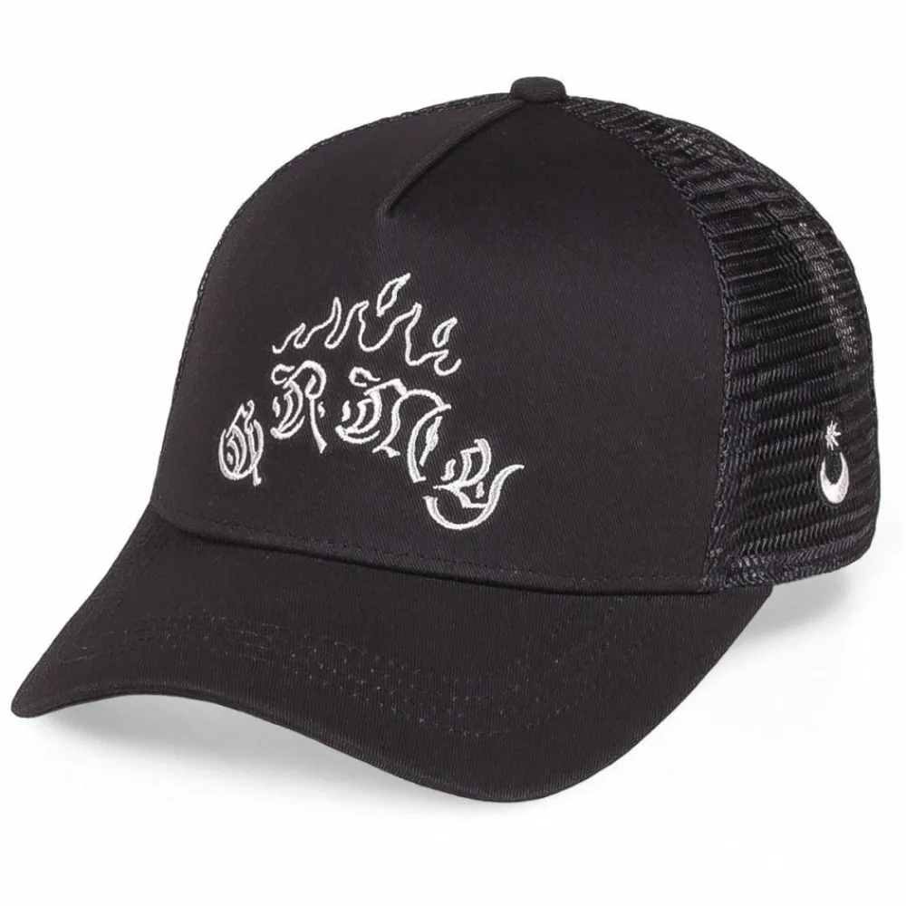 Grimey Gorra Trucker Fire Route - Black | Spring 23 Shop