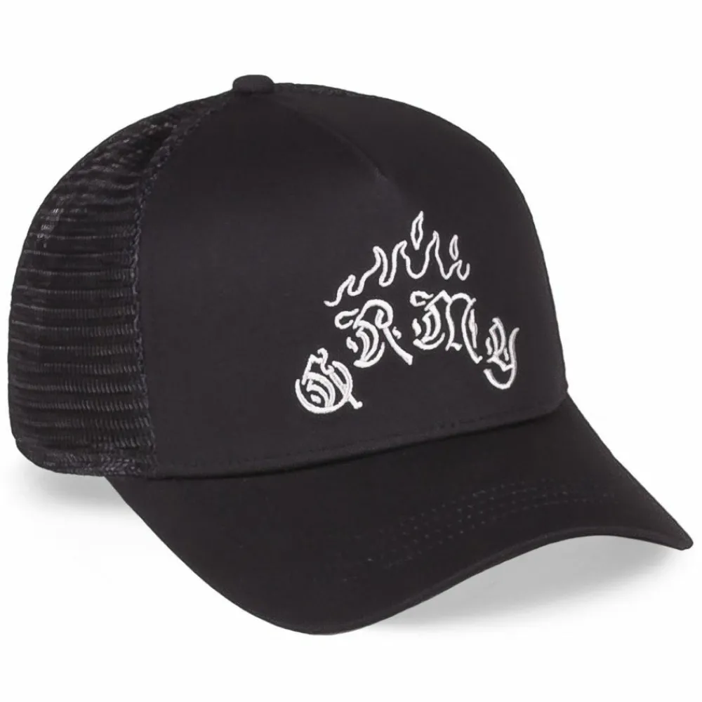 Grimey Gorra Trucker Fire Route - Black | Spring 23 Shop