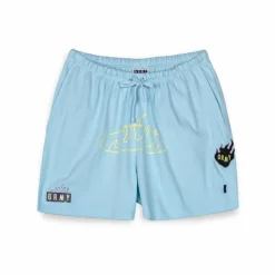 Grimey Cloven Tongues Sweatshorts Blue | Summer 23 Clearance