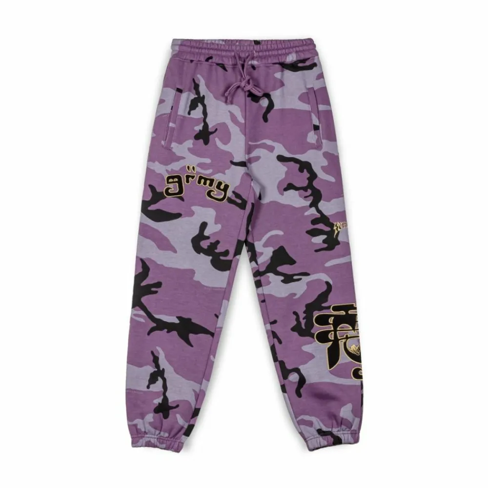 Grimey Pantalon Chandal All Over Print Tusker Temple - Purple | Fw23 Outlet