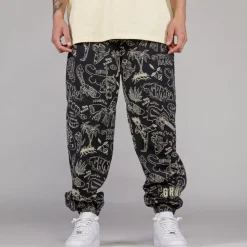 Grimey Pantalon Chandal The Toughest - Black | Spring 23 Best Sale