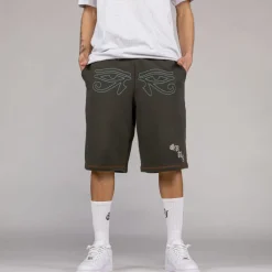 Grimey Pantalon Corto Fire Route - Black | Spring 23 Flash Sale