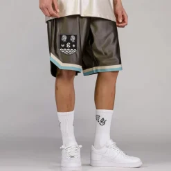 Grimey Pantalon Corto Fire Route - Black | Spring 23 Discount