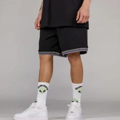 Grimey Pantalon Corto Ufollow Grmy - Black | Spring 23 Best Sale