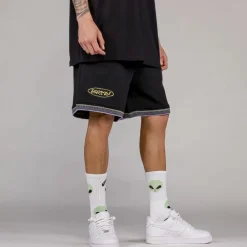 Grimey Pantalon Corto Ufollow Grmy - Black | Spring 23 Best Sale