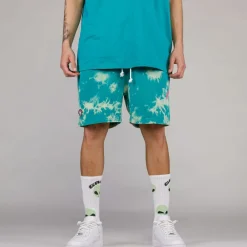 Grimey Pantalon Corto Ufollow - Bleached Blue | Spring 23 Sale