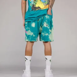 Grimey Pantalon Corto Ufollow - Bleached Blue | Spring 23 Sale