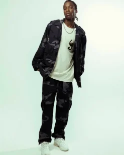 Grimey Pantalon All Over Print Tusker Temple - Black | Fw23 Store