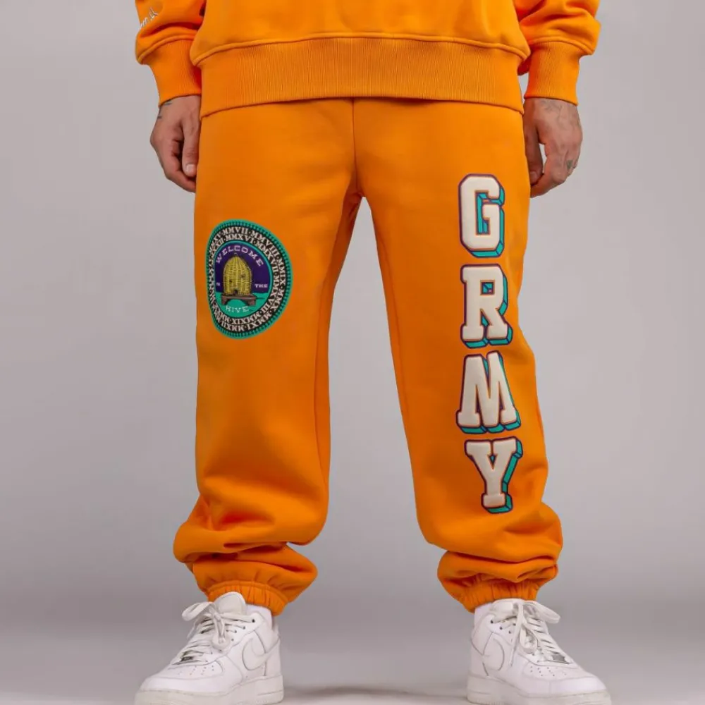 Grimey Pantalon "Hive Heavyweight"- Orange | Fall 22 Cheap