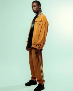 Grimey Pantalon Madrid Velvet - Orange | Fw23 Sale