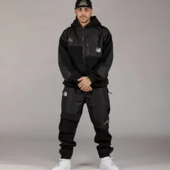 Grimey Pantalon Snow Fox Polar Fleece - Black | Winter L 22 Cheap