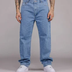 Grimey Pantalon Snow Fox - Washed Blue | Winter L 22 Fashion