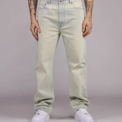 Grimey Pantalon Snow Fox - Washed Light Blue | Winter L 22 Shop