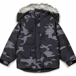 Grimey Parka All Over Print Tusker Temple Puffer - Black | Fw23 Flash Sale