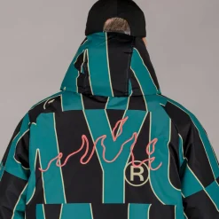 Grimey Parka Snow Fox All Over Print - Blue | Winter 22 Outlet