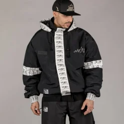 Grimey Pull Over Snow Fox - Black | Winter 22 Clearance